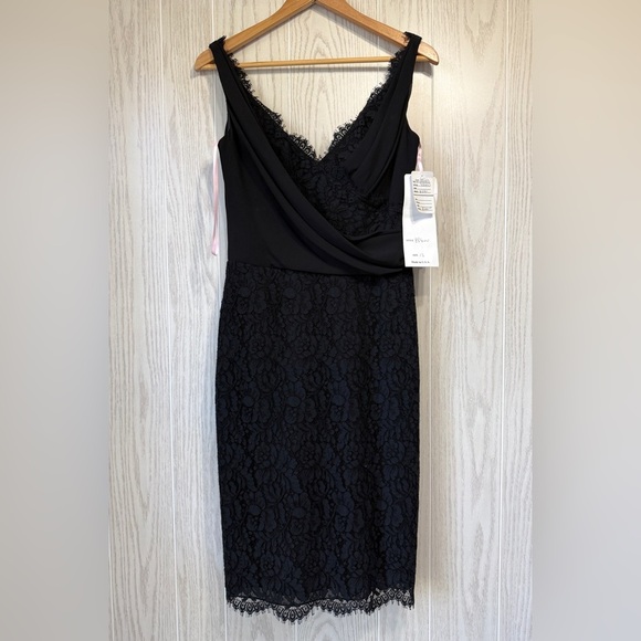 Mackenzie Michaels Black Formal Dress Size 12 NWT - Picture 1 of 5